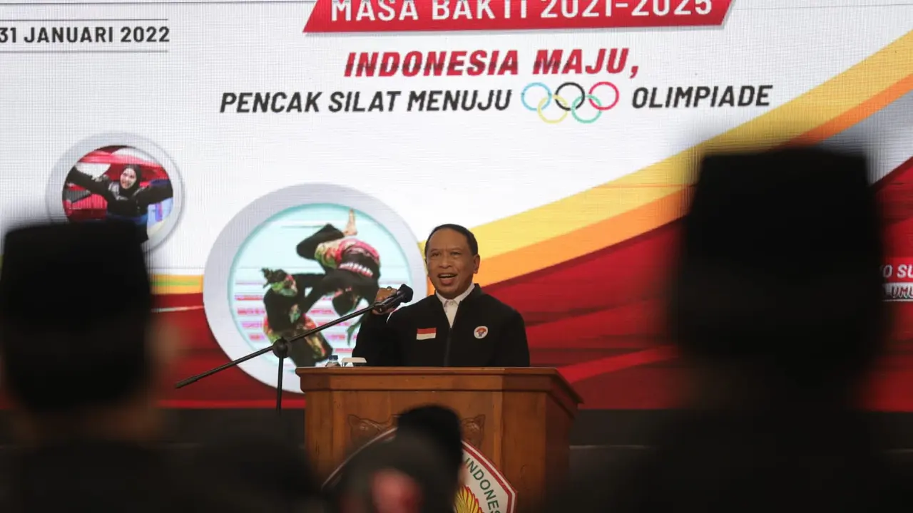 Menpora Zainudin Amali Hadiri Pelantikan Prabowo sebagai ketum IPSI