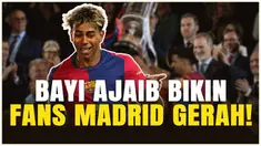 Jelang Liga Champions Barcelona vs Inter, Lamine Yamal beri sindiran pedas untuk rival abadi mereka, Real Madrid.