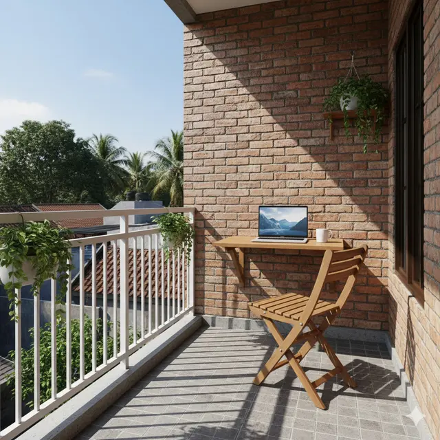 Ide Balkon Rumah Mungil