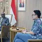 Wakil Menteri Perdagangan (wamendag) Jerry Sambuaga menerima kunjungan Sekretaris Jenderal D-8, Isiaka Abdul Qadir Imam di Kantor Kementerian Perdagangan, Jakarta. (Dok Kemendag)