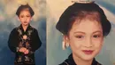 Vinessa Inez juga pernah mengunggah potret masa kecilnya saat memperingati Hari Kartini ketika masih TK. Ia mengenakan kebaya hitam beludru dengan payetan. Lengkap dengan sanggul Jawa klasik. [@vinessainez]