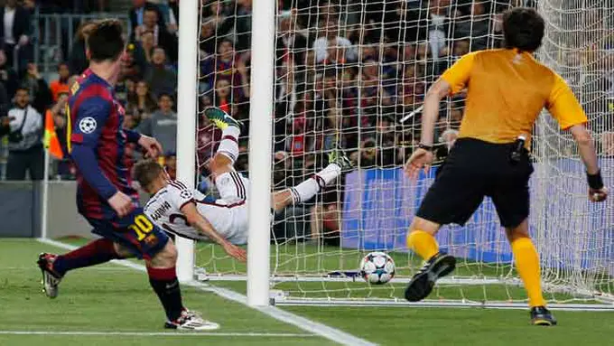 Video Cuplikan Gol, Hasil Barca Vs Munchen di Leg Pertama