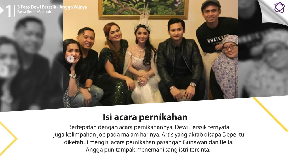 5 Foto Dewi Perssik - Angga Wijaya Pasca Resmi Menikah. (Foto:  Instagram/dewiperssikreal, Desain: Muhammad Iqbal Nurfajri/Bintang.com)