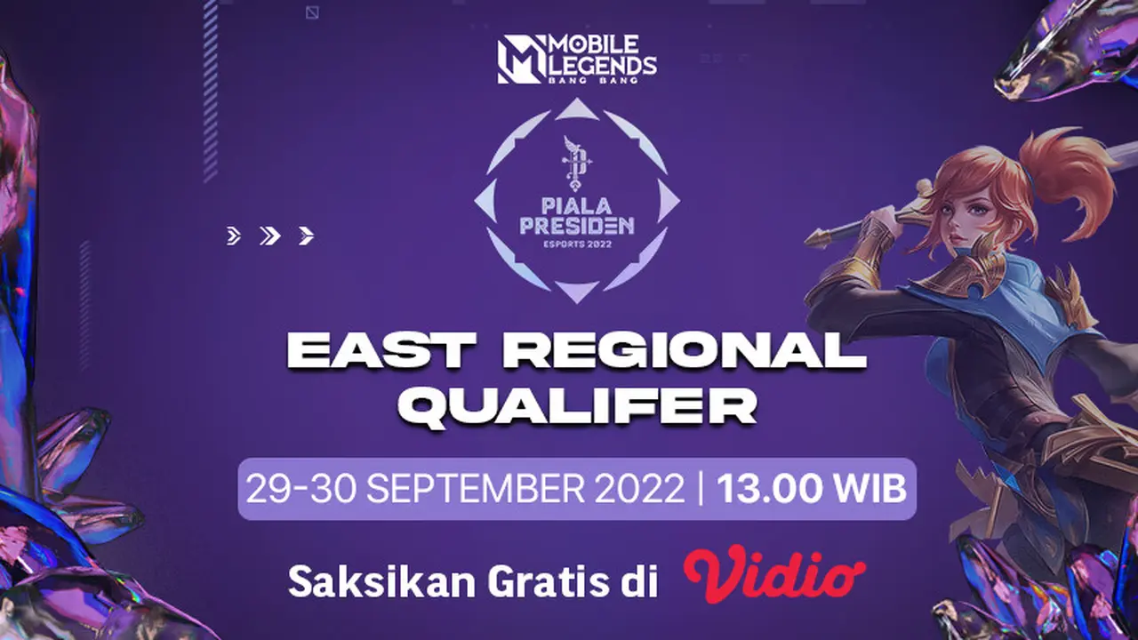 Nonton Live Streaming Kualifikasi Regional Mobile Legends Bang Bang Piala Presiden Esports di Vidio