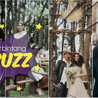 Tetap romantis, 4 seleb ini gelar penikahan di hutan pinus, ada idolamu?