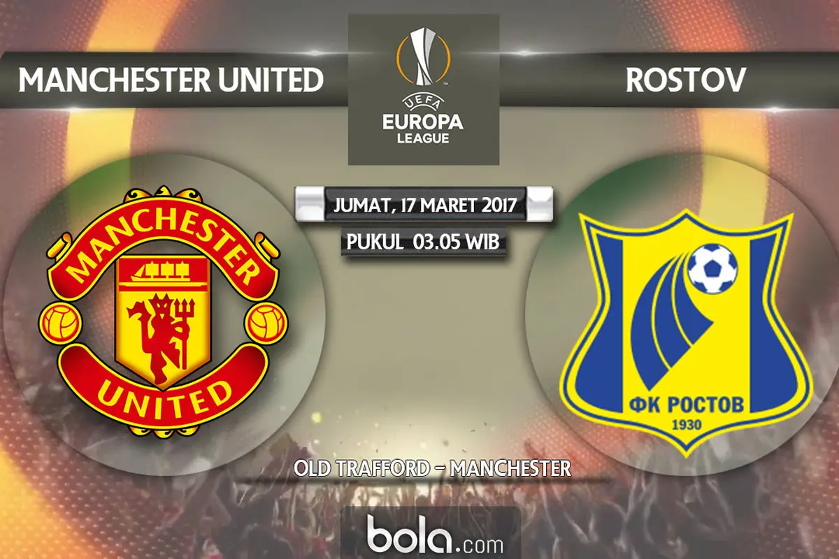 Liga Europa_Manchester United Vs Rostov (Bola.com/Adreanus Titus)