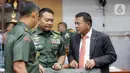 Sementara, dalam rapat kerja itu hadir langsung KASAD Jenderal TNI Dudung Abdurachman dan Kepala  Staf Angkatan Laut (Kasal) TNI Muhammad Ali. (Liputan6.com/Faizal Fanani)