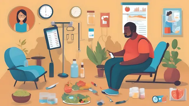 Apakah Orang yang Terkena Diabetes Bisa Sembuh Total? Simak Panduan Lengkap Pengendalian Diabetes, Dari Diet Hingga Pemeriksaan Rutin (Ilustrasi Pasien Diabetes by AI)