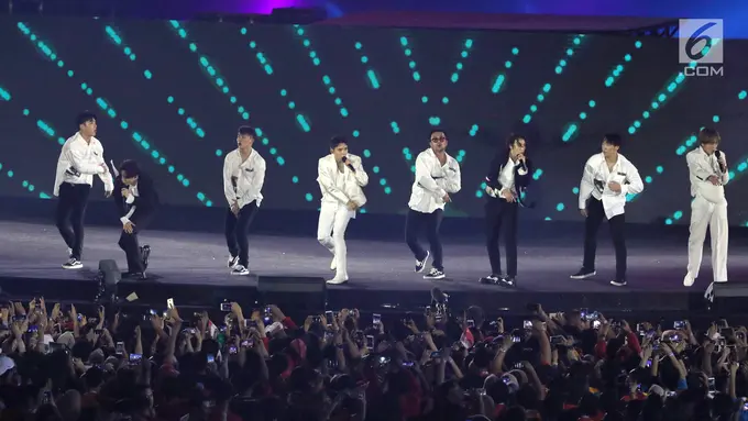 Simak Lagi Aksi Super Junior di Penutupan Asian Games 2018