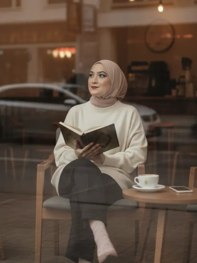 Gaya Hijab Andhara Early yang Simpel tapi Tetap Modis