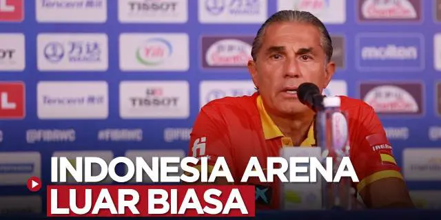 VIDEO: Fasilitas Indonesia Arena Luar Biasa, Pelatih Timnas Spanyol Beri Pujian