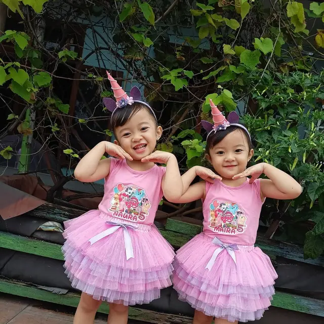 6 Potret Maira dan Naura, Si Kembar Viral di TikTok Kini Main Sinetron