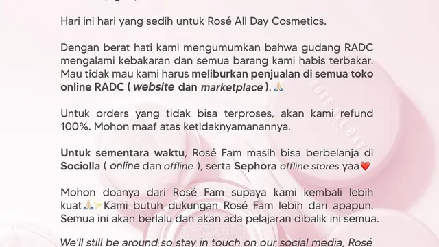 Brand Lokal Terdampak Kebakaran JNE Cimanggis