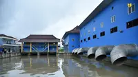 Kementerian PUPR telah menyelesaikan normalisasi Sungai Bendung untuk mereduksi banjir akibat meluapnya Sungai Bendung yang bermuara di Sungai Musi. (Dok Kementerian PUPR)
