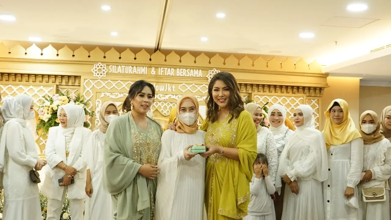 Rere Setyawan di acara silaturahmi sekaligus Iftar MS Glow JKT 