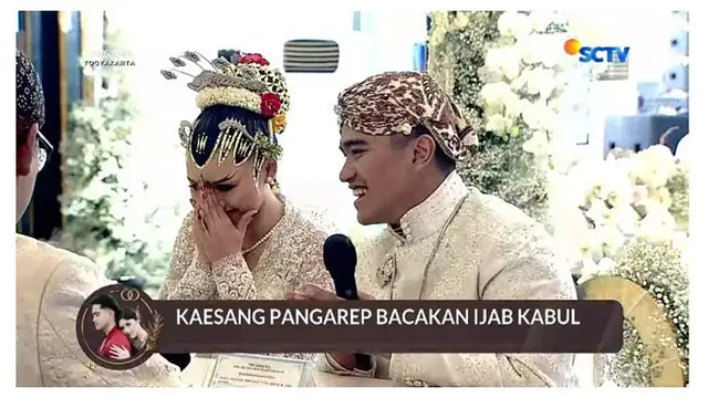 13 Momen Akad Nikah Kaesang Pangarep dan Erina Gudono, Penuh Haru Bahagia