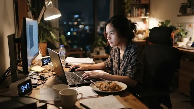 Ciri Kepribadian Orang yang Sering Menunda Makan Demi Menyelesaikan Pekerjaan