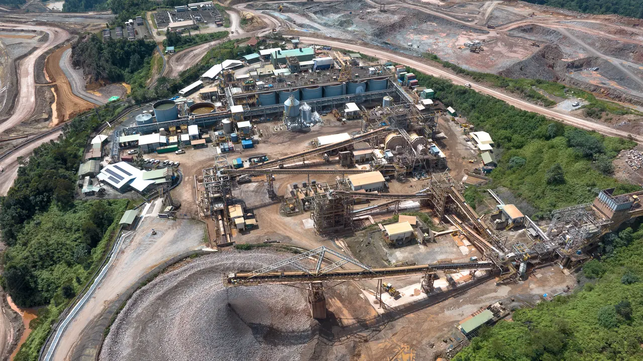 Prosessing Plant Tambang Emas Martabe PT Agincourt Resources (PTAR) yang berlokasi di Kabupaten Tapanuli Selatan, Sumatera Utara. (Dok Agincourt)