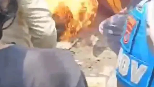 Maling Motor Dibakar Warga