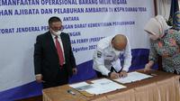 Kementerian Perhubungan dan ASDP Indonesia Ferry sepakat jalin kerja sama pengelolaan pelabuhan Ajibata dan Ambarita di kawasan Danau Toba.