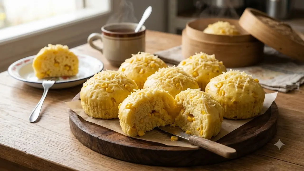 Cara Membuat Roti Kukus Jagung Manis Sederhana