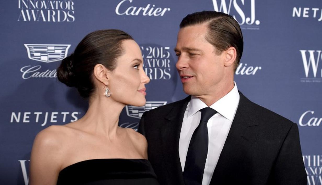 Perceraian Brad Pitt dan Angelina Jolie belum juga usai meski sudah bergulir selama dua tahun. (DIMITRIOS KAMBOURIS  GETTY IMAGES NORTH AMERICA  AFP)