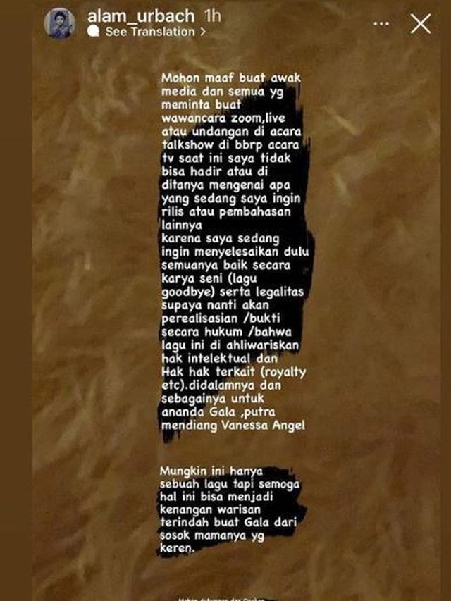 5 Fakta Lagu Terbaru Vanessa Angel 'Goodbye', Alam Urbach Sebut Legacy untuk Gala