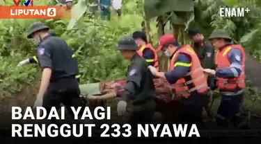 Jumlah korban tewas akibat badai Yagi di Vietnam terus meningkat hingga mencapai 233 orang, setelah sejumlah jenazah ditemukan di beberapa lokasi longsor. Di Provinsi Lao Cai, tim penyelamat menemukan 48 korban tewas akibat banjir bandang yang mengha...