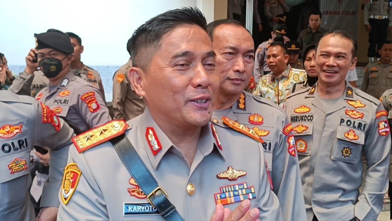 Irjen Karyoto saat ditemui usai acara pelantikan  sejumlah perwira Polri di Mabes Polri, Jakarta Selatan, Jumat (31/3/2023)