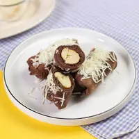 Ilustrasi Dadar Gulung Pisang Cokelat/https://www.shutterstock.com/Kristanti