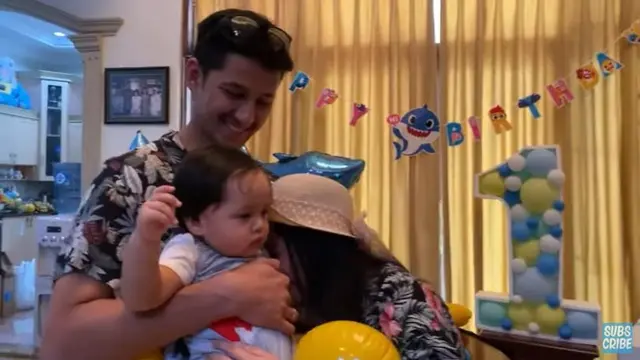 7 Momen Ulang Tahun Pertama Anak Tasya Kamila, Penuh Rasa Bahagia