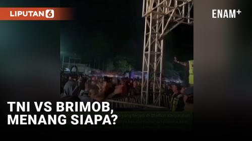 VIDEO: TNI vs Brimob di Malang, Penyebabnya Sepele