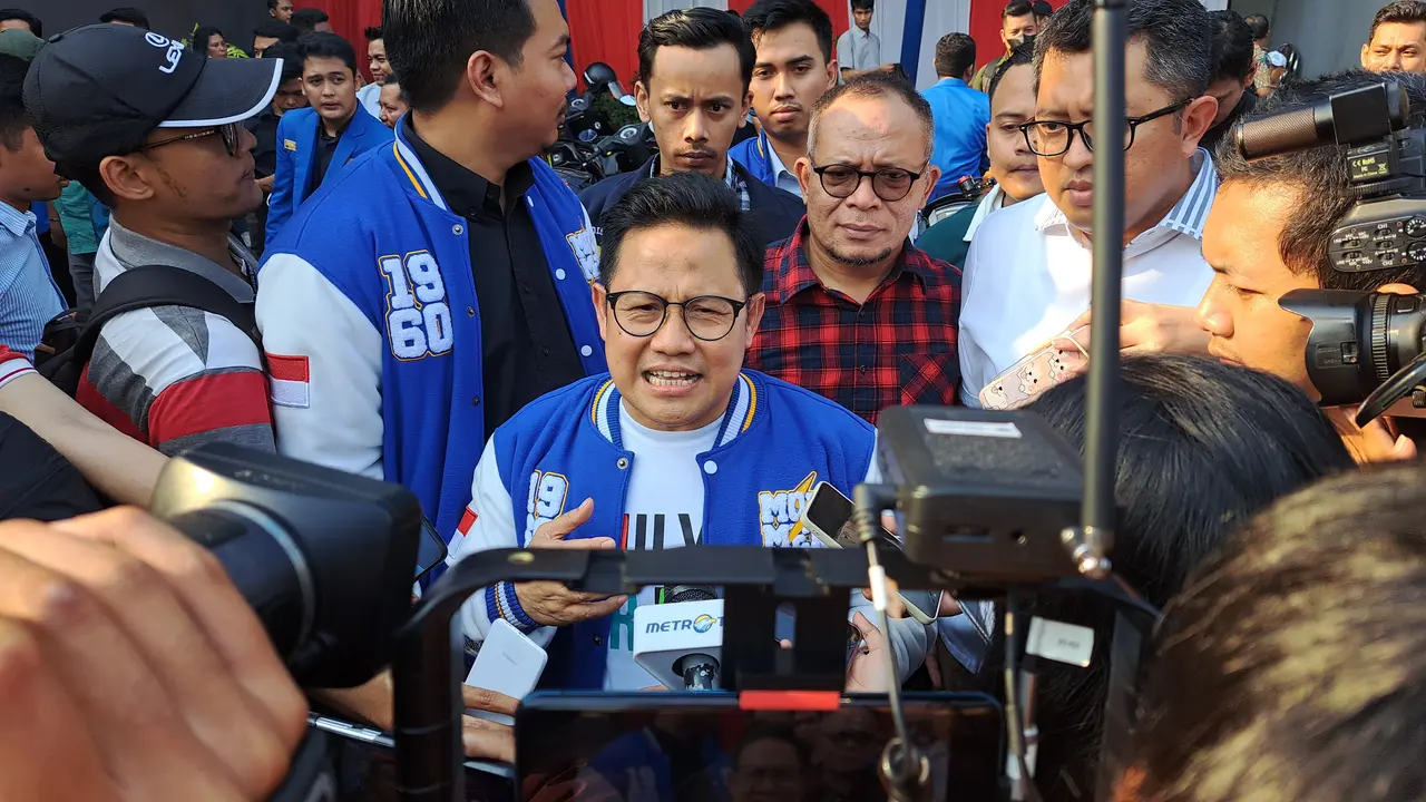 Ketua Umum PKB Muhaimin Iskandar atau Cak Imin (Lydia Fransisca/Merdeka.com)