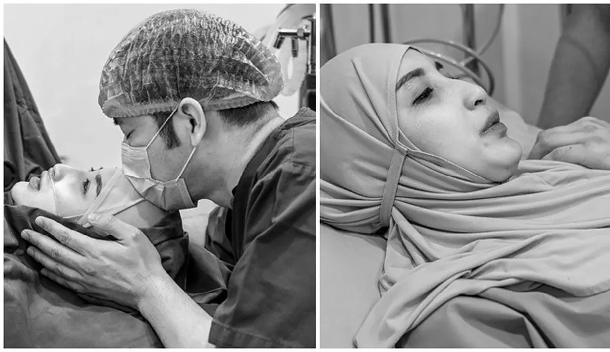 Selain memberikan kekuatan berupa kata-kata kepada sang istri, Ricky Perdana juga menggenggam hingga mencium kening sang istri untuk memberikan ketenangan. Momen tersebut tentunya lebih menegangkan karena tanggal persalinannya lebih cepat dari HPL (Hari Perkiraan Lahir). Lewat laman Instagramnya, artis berusia 31 tahun ini ungkap sebenarnya ia melahirkan pada 23 Juni 2023, namun harus maju menjadi 19 Juni 2023 karena ada flek. (Liputan6.com/IG/@chacathakya15)