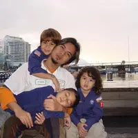 Ahmad Dhani bersama Al, El, dan Dul (Instagram/@elelrumi)