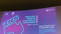 Festival Sinema Australia Indonesia 2024 Merayakan 75 Tahun Hubungan Diplomatik Australia Indonesia yang diselenggarakan di Senayan City Mall, Selasa, (28/5/2024), (Liputan6.com/Fitria Putri Jalinda).