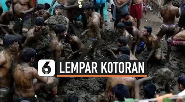 Sebuah desa kecil di India Selatan melakukan ritual tak lazim di mana para lelaki saling lempar kotoran sapi. Mereka percaya kotoran sapi sebagai obat mujarab yang dapat menyembuhkan penyakit.