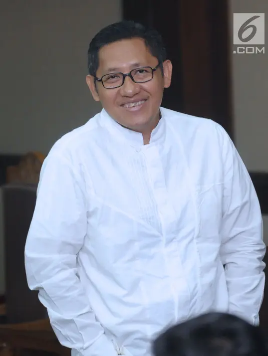 Mantan politisi Partai Demokrat, Anas Urbaningrum jelang mengikuti sidang perdana pengajuan Peninjauan Kembali (PK) kasus korupsi dan pencucian uang proyek P3SON Hambalang di Pengadilan Tipikor, Jakarta, Kamis (24/5). (Liputan6.com/Helmi Fithriansyah)
