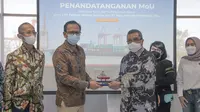 Anak usaha Pelindo menandatangani nota kesepahaman guna memperkuat ekosistem logistik di Indonesia (dok: humas)