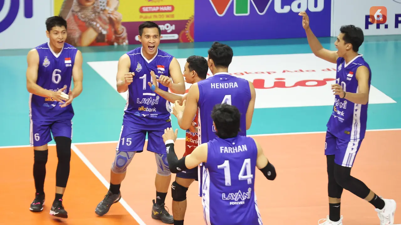 Foto: Ketangguhan Tim voli Indonesia saat Lumat Vietnam di SEA VLeague 2023