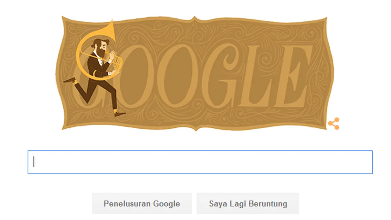 adolphe sax - google doodle