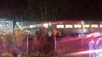 Kereta Komuter New York City Tergelincir, 29 Penumpang Terluka (Sarah Qamar/ABCNews)