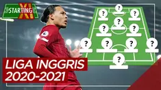 Berita motion grafis Starting XI pemain paling bernilai Liga Inggris musim 2020/2021, didominasi Liverpool.