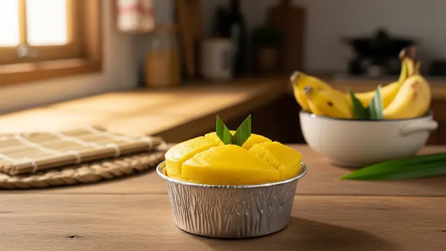 barongko pisang tanpa daun