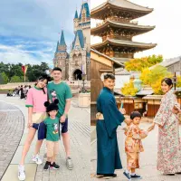 Bersama keluarga kecilnya, Chef Arnold tengah menikmati momen liburan bersama ke Jepang.