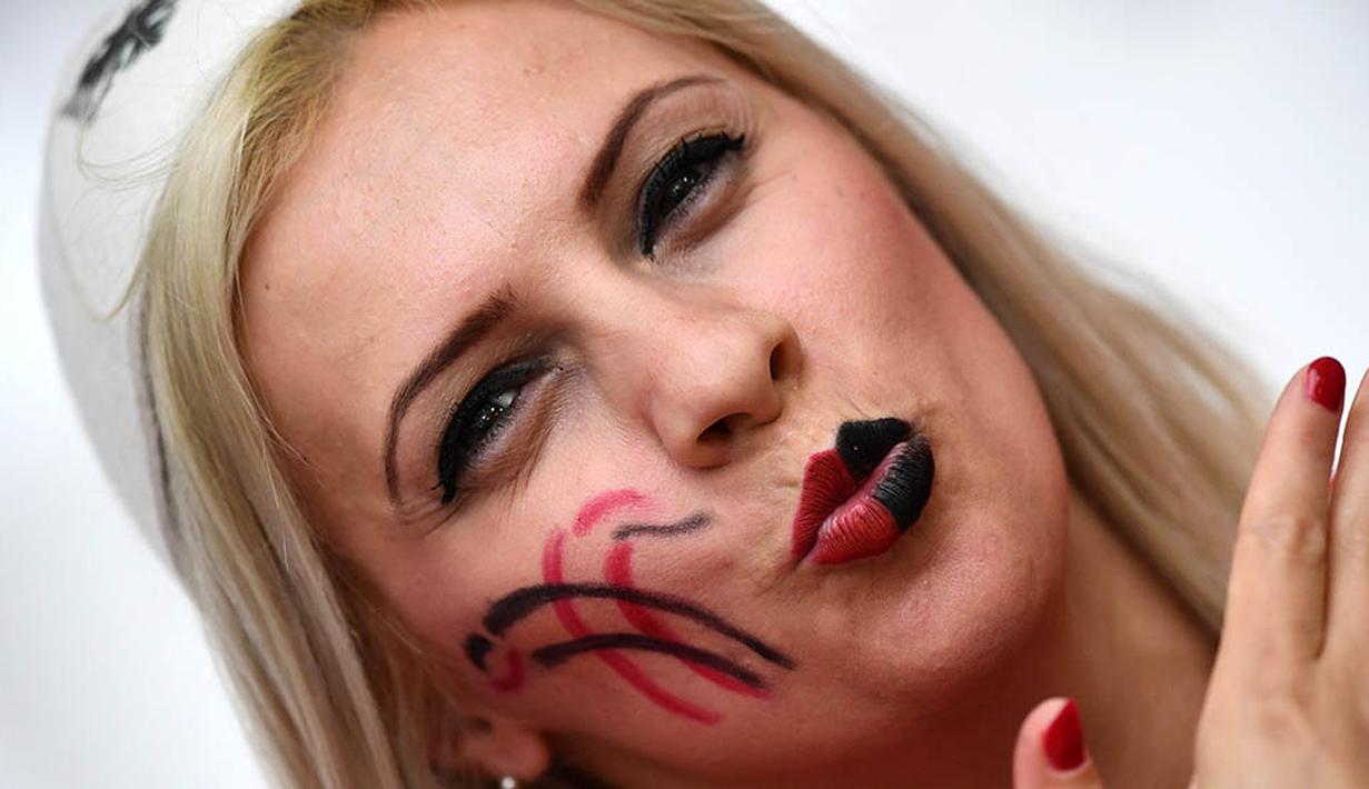 Dukungan Wanita Wanita Cantik Albania Meriahkan Laga Piala Eropa Foto Bola Com Official twitter account of united nations in albania. dukungan wanita wanita cantik albania