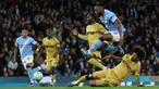 Manchester City berhasil memetik kemenangan penting saat menjamu Crystal Palace untuk tetap memanaskan persaingan juara Liga Inggris 2025/2026 pada Rabu (13/05/2026) waktu setempat. (AFP/Darren Staples)