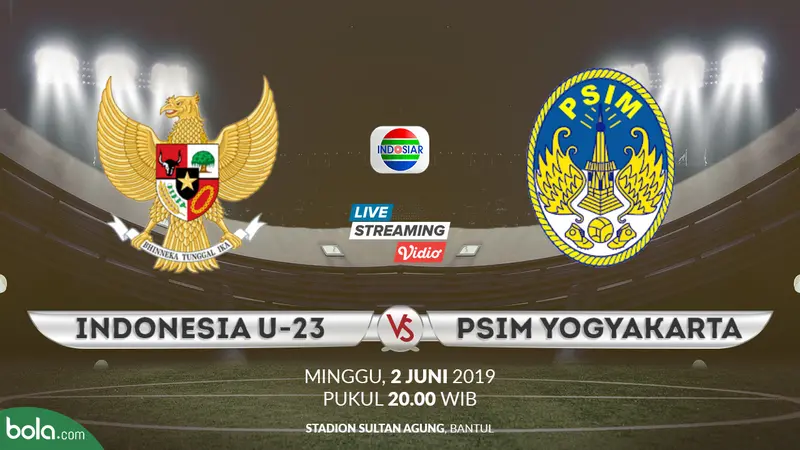 Indonesia U-23 Vs PSIM Yogyakarta