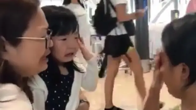 Haru, Momen Perpisahan Gadis Kecil dan ART asal Indonesia