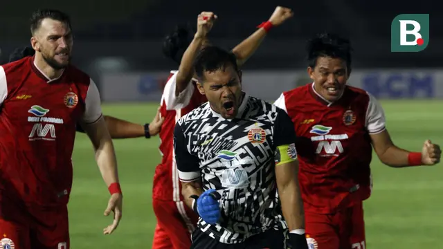 FOTO: Super Dramatis, Persija Singkirkan PSM 4-3 Lewat Adu Penalti - Andritany Ardhiyasa